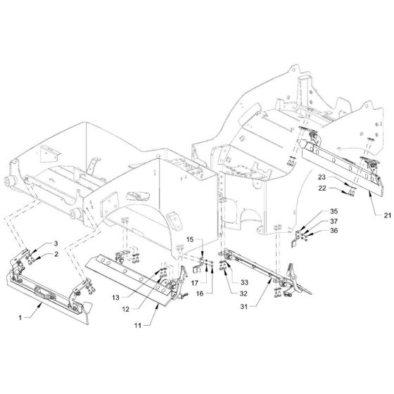 Foldable Scraper for Hamm HD18