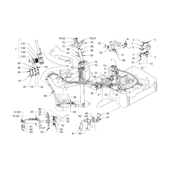 Steering for Hamm HD50