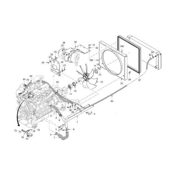 Cooling Parts for Hamm HD50