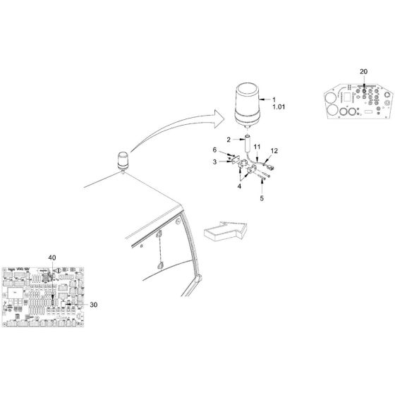 Rotary Beacon Assembly
