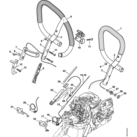 Heating Assembly for Stihl MS362