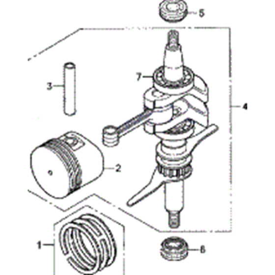Crankshaft Piston Assembly