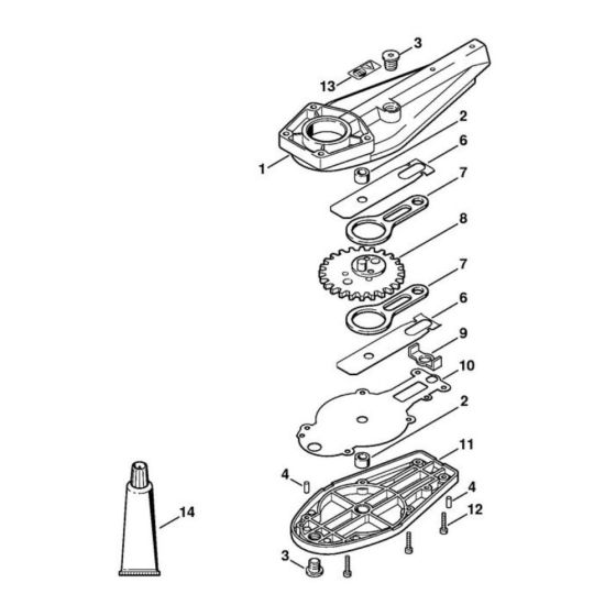 Blade Drive Gear Assembly