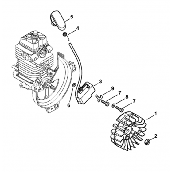 Ignition System Assembly for Stihl HL90K Long Reach Hedgetrimmers