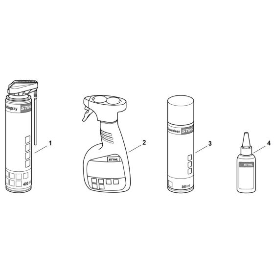 Stihl HLA 135 Cleaning Products