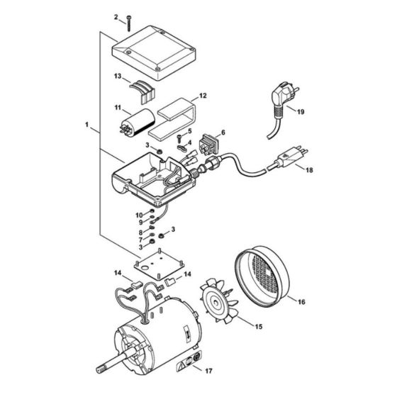Electric Motor for Stihl HOS