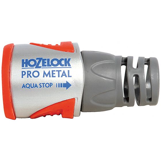 2035 Pro Metal Aqua Stop Hose Connector 12.5 - 15mm (1/2 - 5/8in) by Hozelock - 2035P0000