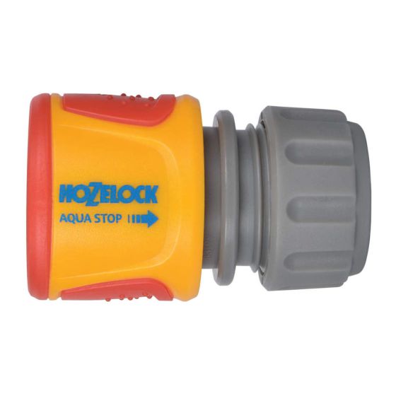 Hozelock 2075 Soft Touch AquaStop Connector - Thread: 1/2" & 5/8"