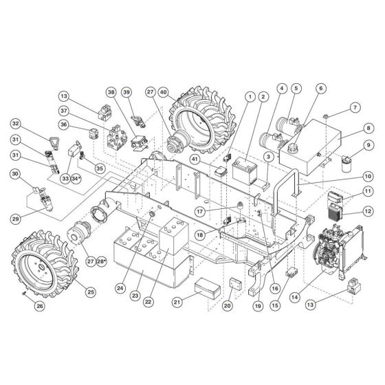 Base Assembly for Niftylift