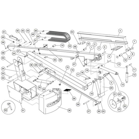 Boom Assembly for Niftylift