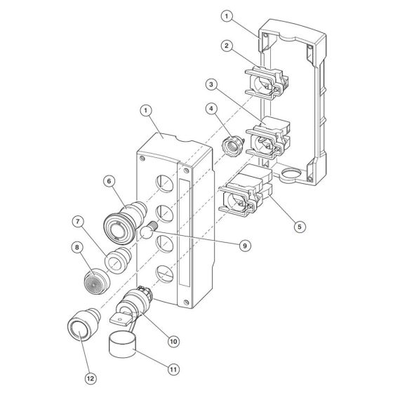 Button Box Assembly for Niftylift