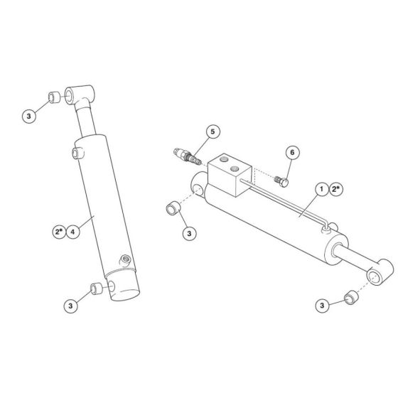 Levelling Cylinder for Niftylift