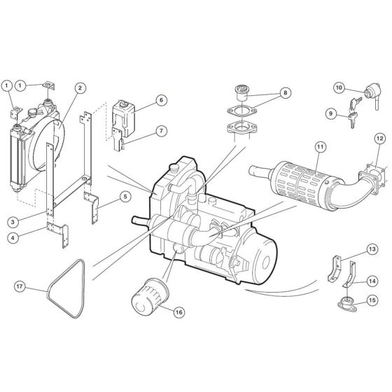 Diesel Engine Assembly for Niftylift