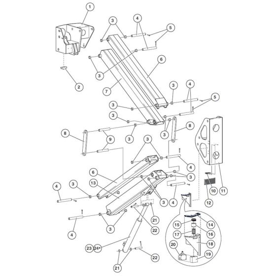 Links Assembly for Niftylift