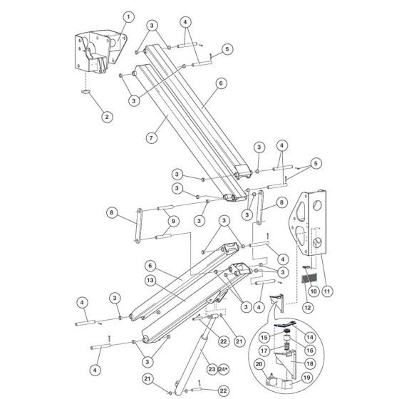 Links Assembly for Niftylift