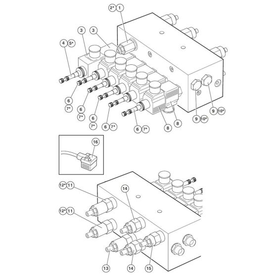 Valveblock Assembly for Niftylift