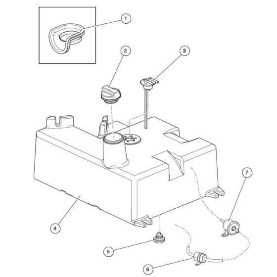 Diesel Tank Assembly for Niftylift