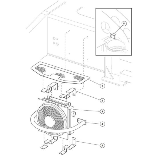 Oil Cooler Assembly for Niftylift