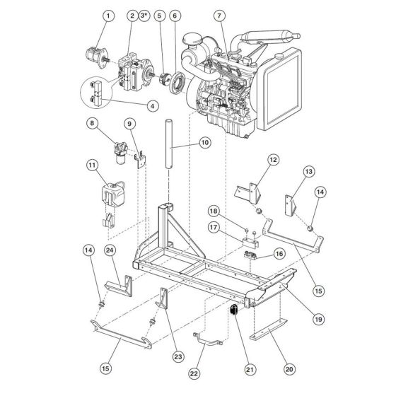 Power Tray Assembly for Niftylift