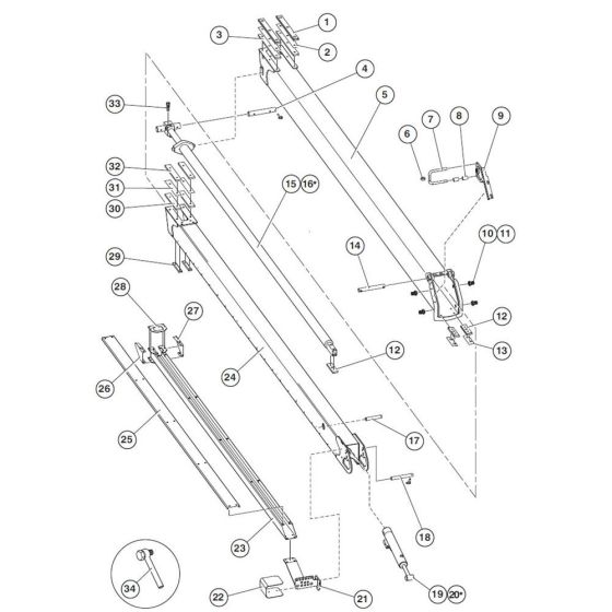 Telescope-1 Assembly for HR21 SP64