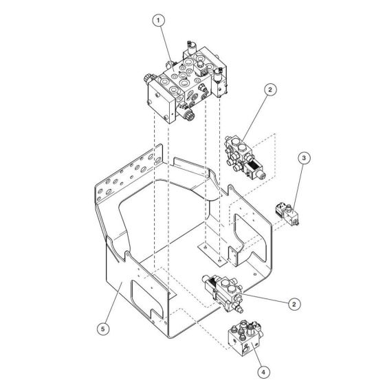 Hydraulics Tray Valveblocks