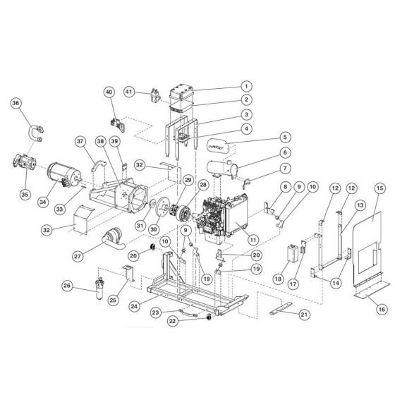 Power Tray Assembly for Niftylift