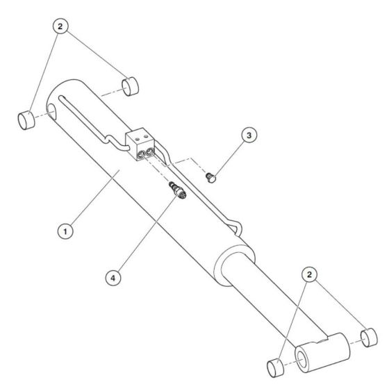 Lift and Luffing Assembly for Nifty Lift HR28 SP85 4X4 Access Platforms