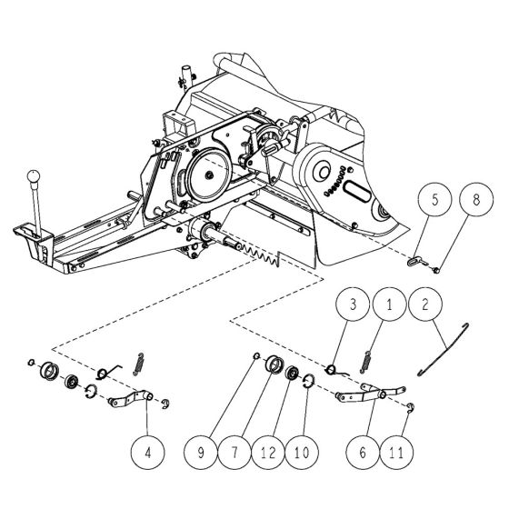 Frame Assembly -3 for OREC HR812 (2021) Mower