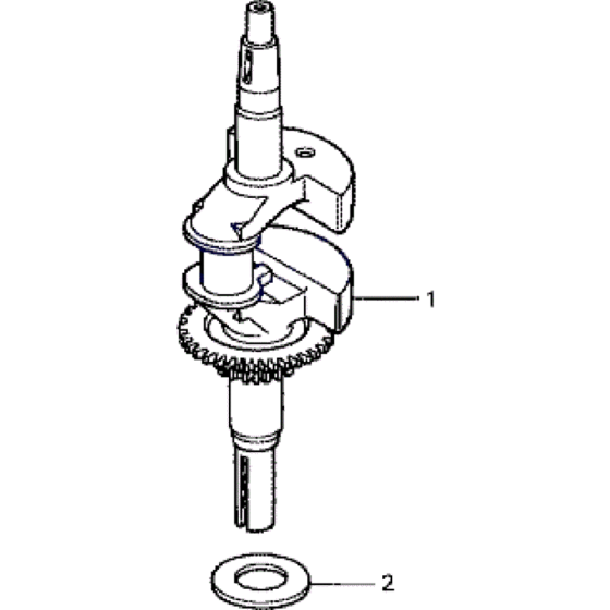 Crankshaft Assembly for Honda HRB425-CQX Lawn Mowers