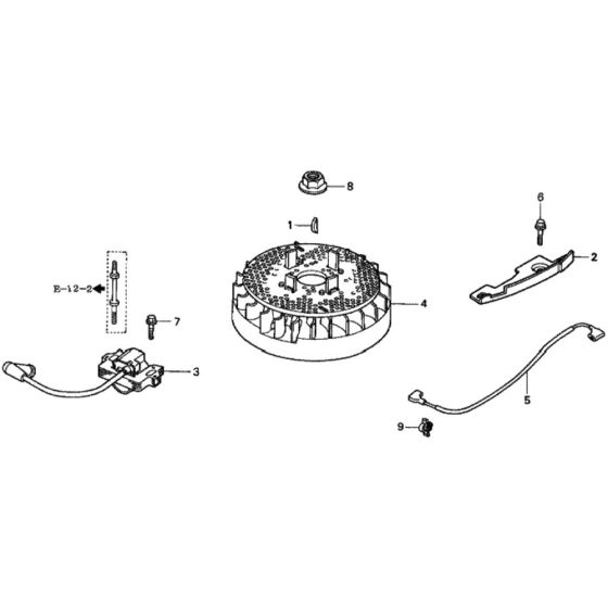 Flywheel for Honda HRD536C - SXE Lawn Mower