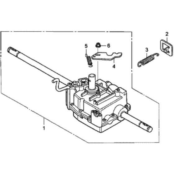 Transmission for Honda HRD536C2 - TXEE Lawn Mower