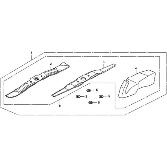 Mulching Kit for Honda HRD536C3 - HXEE Lawn Mower