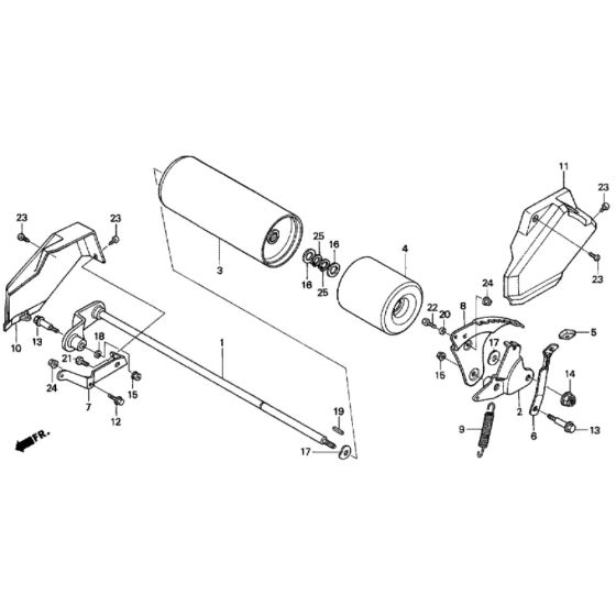 Rear Roller Assembly for Honda