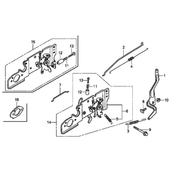 Control for Honda HRG415C1 (IZY) - PDEE Lawn Mower