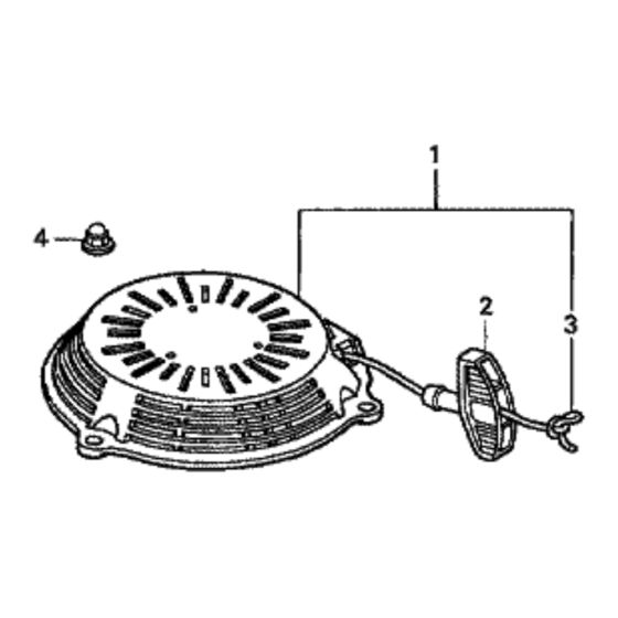 Recoil Starter for Honda HRG415C1 (IZY) - PDEE Lawn Mower