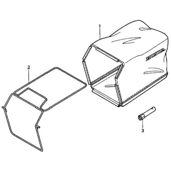 Grassbag/Tool for Honda HRG415C1 (IZY) - SDEE Lawn Mower