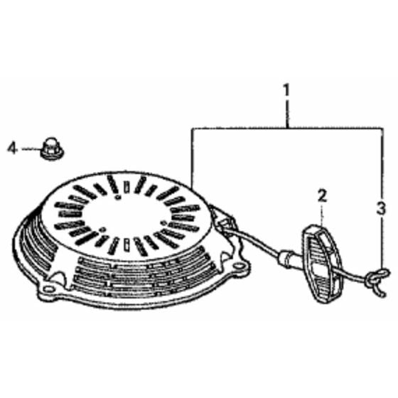 Recoil Starter for Honda HRG415C2 (IZY) - PDEE Lawn Mower