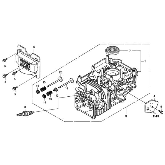 Cylinder Barrel for Honda HRG415C2 (IZY) - PDEE/A Lawn Mower