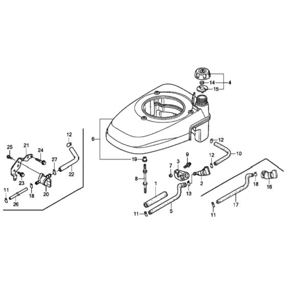 Fan Cover for Honda HRG415C2 (IZY) - PDEE/A Lawn Mower