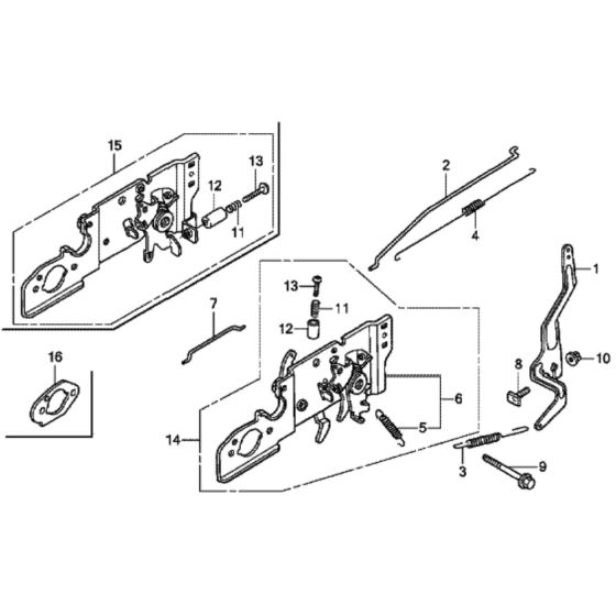 Control for Honda HRG415C2 (IZY) - SDEE Lawn Mower