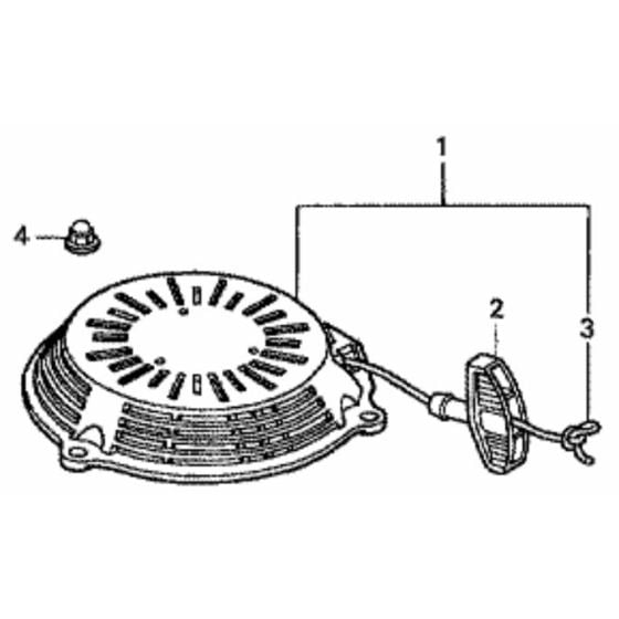 Recoil Starter for Honda HRG415C2 (IZY) - SDEE/A Lawn Mower