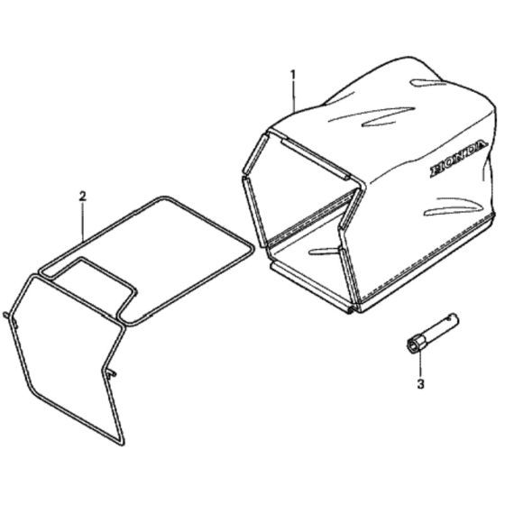 Grassbag/Tool for Honda HRG415C3 (IZY) - PDEE Lawn Mower