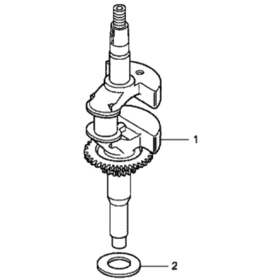 Crankshaft for Honda HRG415C3 (IZY) - PDEE Lawn Mower