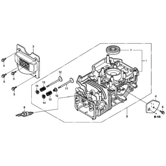 Cylinder Barrel for Honda HRG415C3 (IZY) - SDEE Lawn Mower