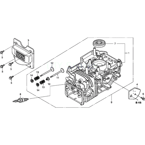 Cylinder Barrel Assembly for Honda HRG415 PDE (IZY) Lawnmower