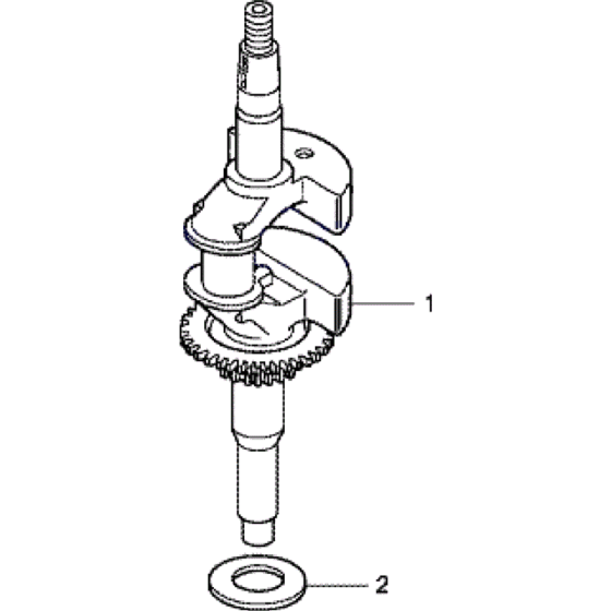 Crankshaft Assembly for Honda HRG415 PDE (IZY) Lawnmower