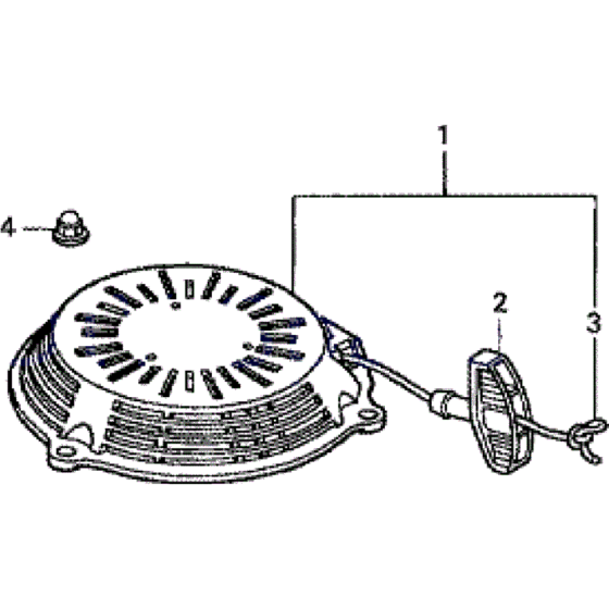 Recoil Starter Assembly for Honda HRG415 SD (IZY) Lawnmower