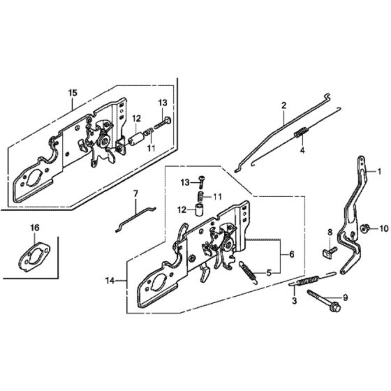 Control for Honda HRG465C1 - SDE Lawn Mower