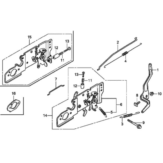 Control for Honda HRG465C2 - PDEE Lawn Mower