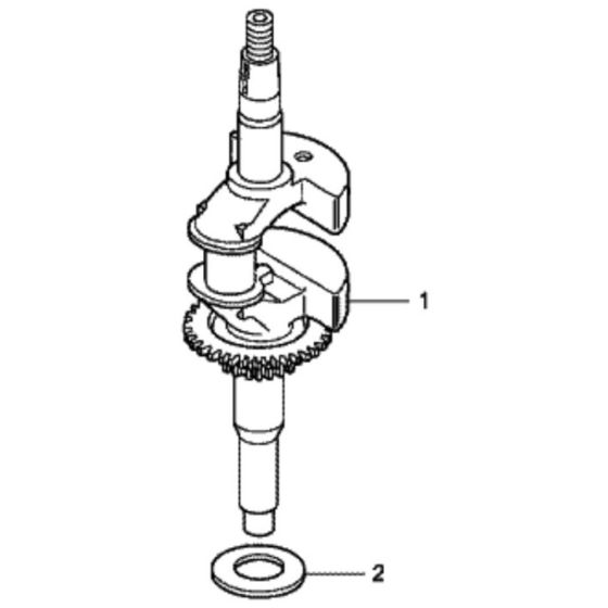 Crankshaft for Honda HRG465C2 - PDEE Lawn Mower